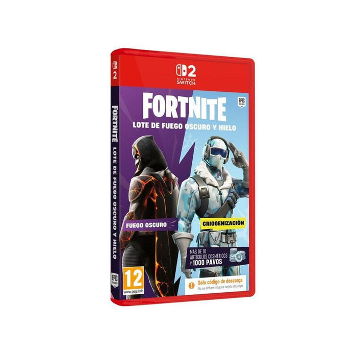 Juego Fortnite Lote Fuego Oscuro Y Hielo Switch 2