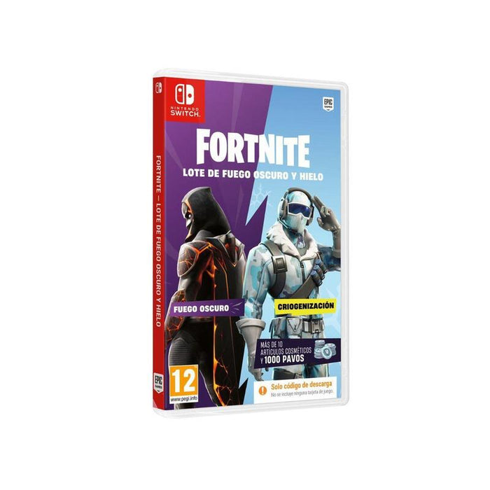 Juego Fortnite Lote Fuego Oscuro Y Hielo Switch