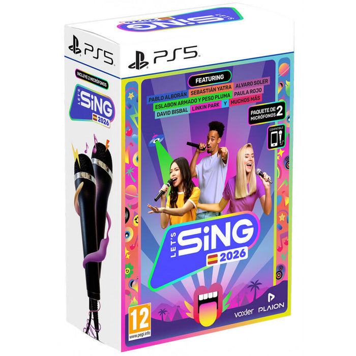 Juego Let´S Sing 2026 + 2 Micros Playstation 5