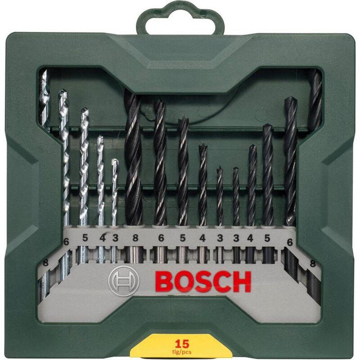 Juego Mixto De Brocas Bosch X-Line Mini 15 Uds