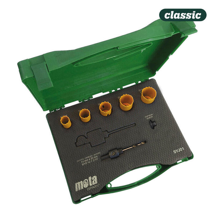 Juego Sierras Copa (19-22-25-29-32mm) Syj01 Mota