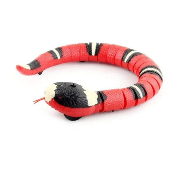 Juguete Interactivo Para Gatos  Serpiente Astuta Roja Con Detección Inteligente 9909s