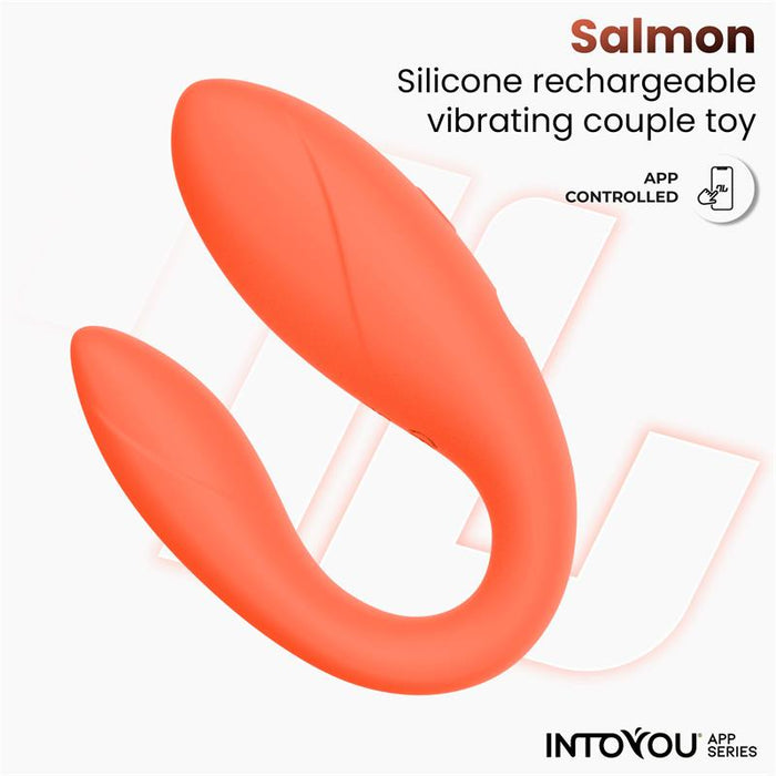 Juguete Para Parejas Con App Flexible Salmon