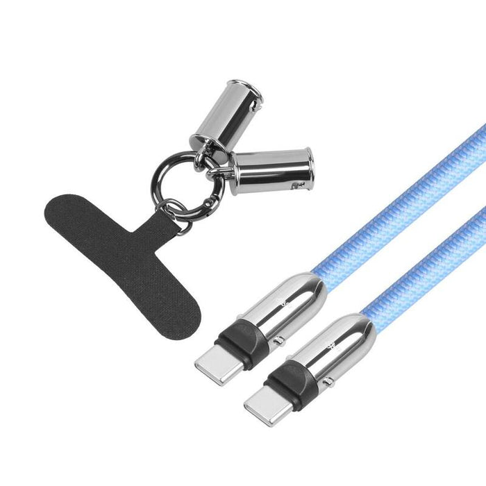 Kabel 2w1 Usb C Correa 1m Blekitny