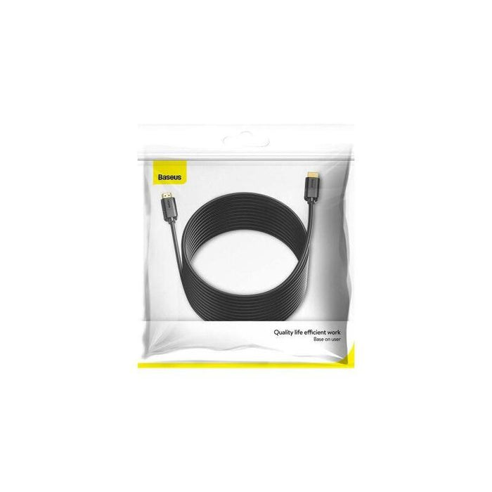 Kabel Hdmi 2.0 Baseus, 4k 30hz, 3d, Hdr, 18gbps, 8m (Negro)