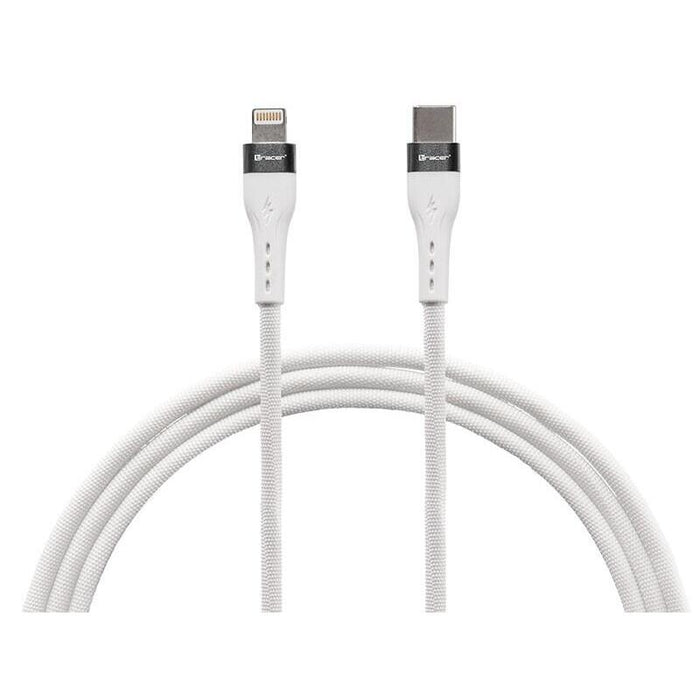 Kabel Typ C - Lightning 1m Bialy