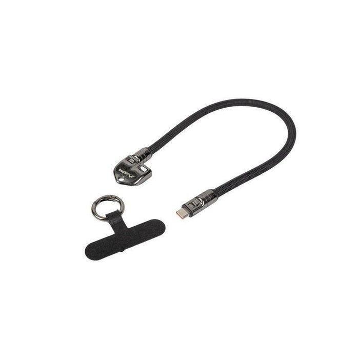 Kabel Usb-C M/M Correa/Brelok 0.3m 240w Negro