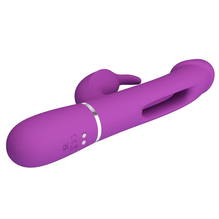 Pretty Love - Kampas Vibrador Rabbit Multifunción 3 En 1 Morado