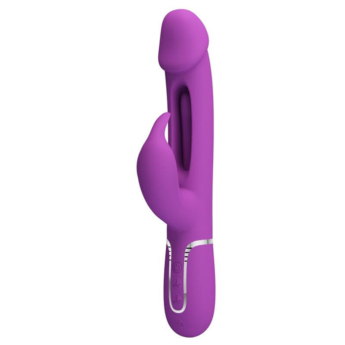 Pretty Love - Kampas Vibrador Rabbit Multifunción 3 En 1 Morado