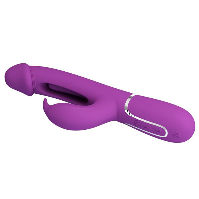 Pretty Love - Kampas Vibrador Rabbit Multifunción 3 En 1 Morado