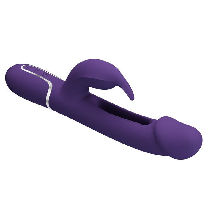 Pretty Love - Kampas Vibrador Rabbit 3 En 1 Multifunción Con Lengua Violeta