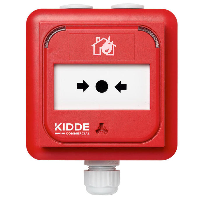 Kidde Commercial Ke-Dm3110r-Ip Pulsador Analogico Inteligente Con Aislador. Serie Excellence. Ip67
