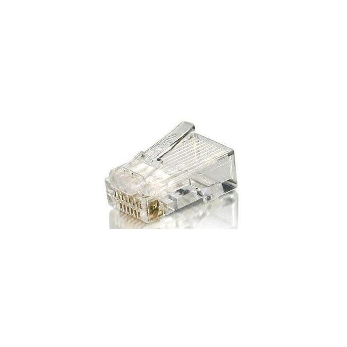Kit 100 Conectores Rj45 Equip Categoria 6 Con Guia 121141