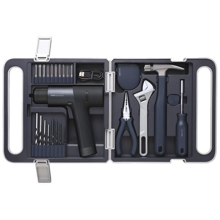 Kit De Herramientas Hoto Con Taladro Sin Escobillas