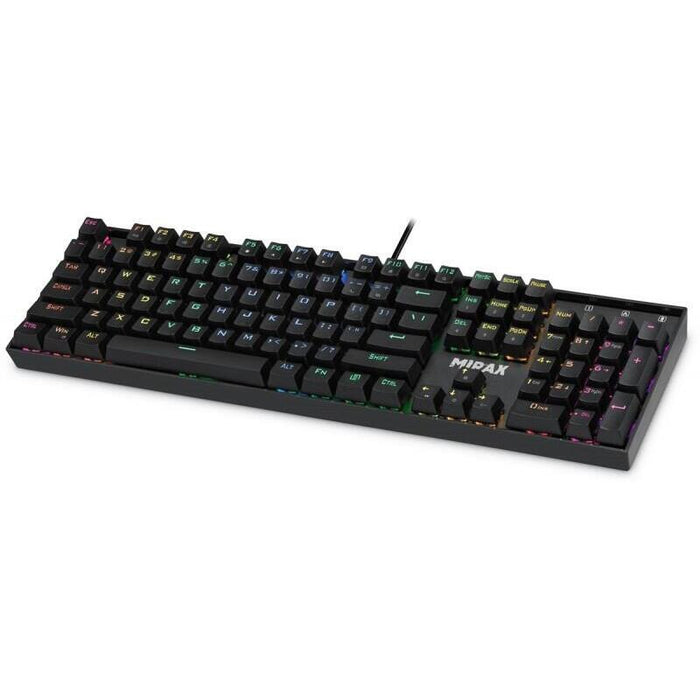 Klawiatura Mechaniczna Mirax Gk-352 Podswietlenie Rgb Negro
