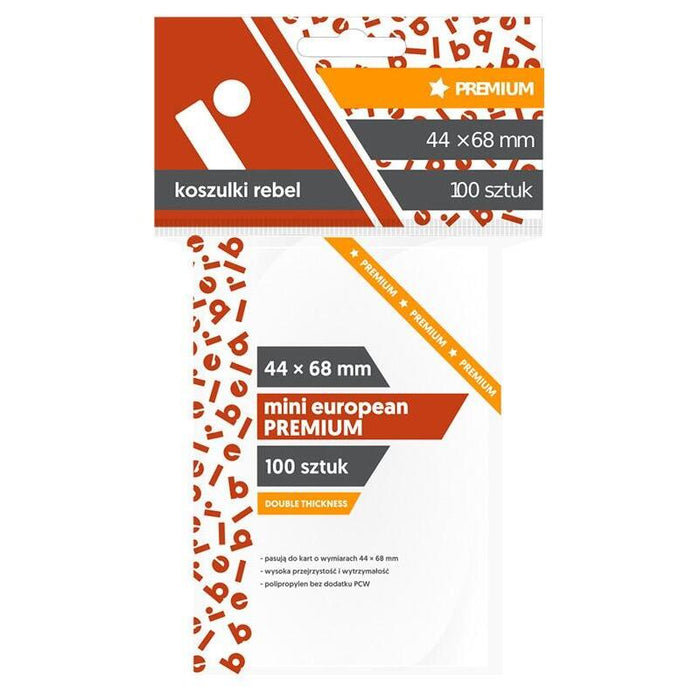 Koszulki 44x68mm Mini European Premium 100 Sztuk