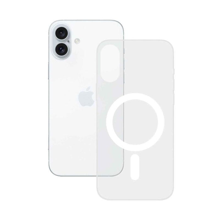 Ksix Trasera Silicona Magsafe Transparente Apple Iphone 16 Plus