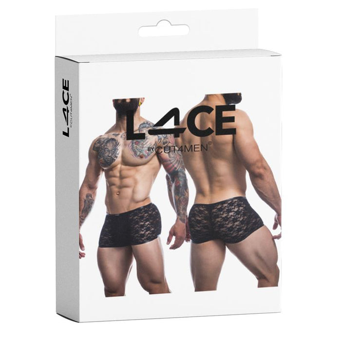 L4ce05 Boxer Con Encaje Talla (Interno):S