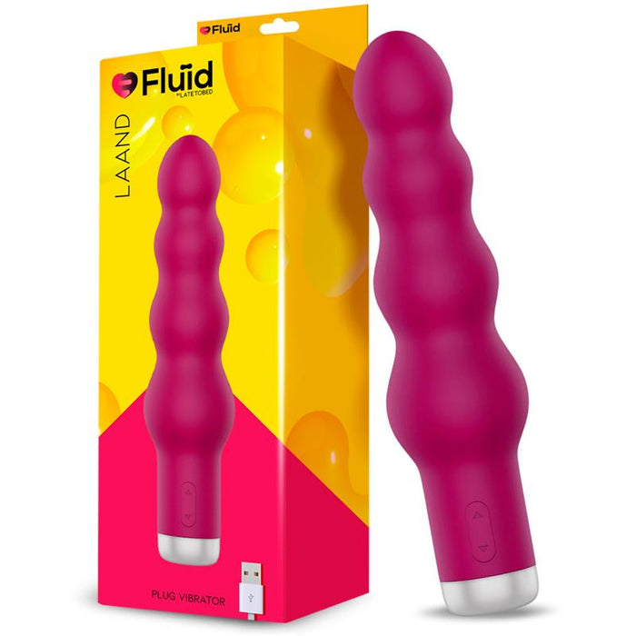Vibrador 10 Funciones Usb Silicona  Laand Potente Rojo Burgundy
