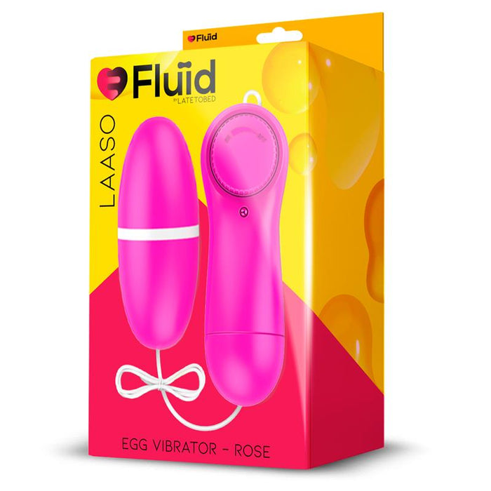 Huevo Vibrador Multi Velocidad Laaso  Control Remoto Rose