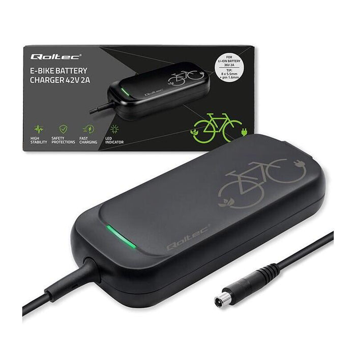 Ladowarka Do Roweru Skutera Elektrycznego Xiaomi 36v 42v 2a 8.0.8.0mm+Pin Wodoodporna + Kabel Zasilajacy