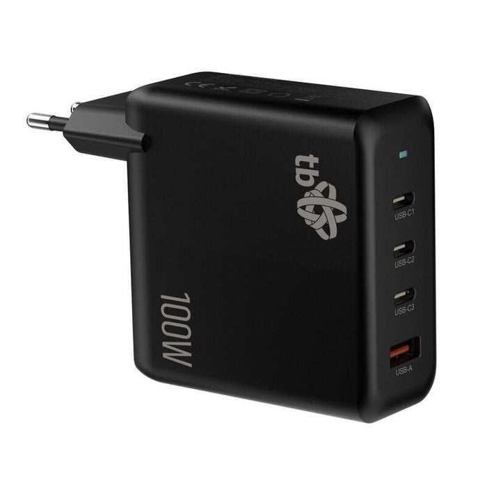 Ladowarka Sieciowa 3x Usb C + Usb A Power Delivery Negro, Gan 100w