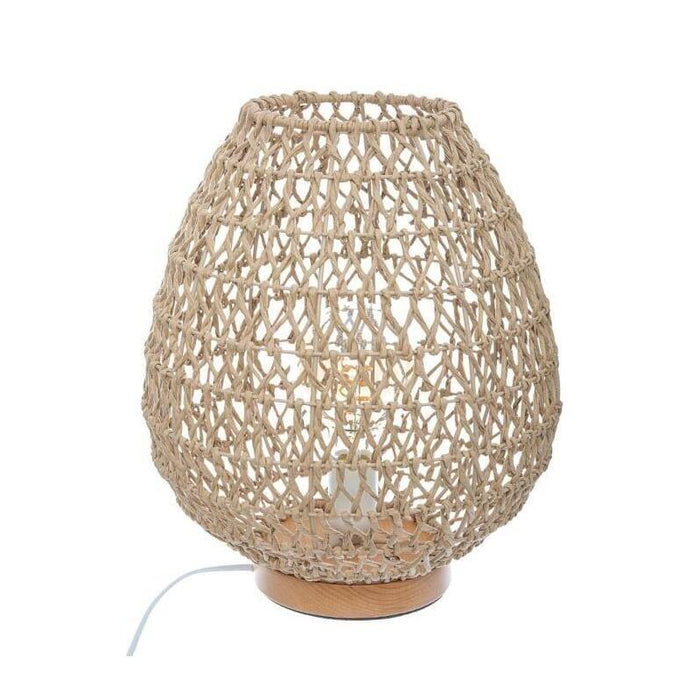 Lampara Sobremesa Arena E27 Col. 'Tressé' 35,5x30cm