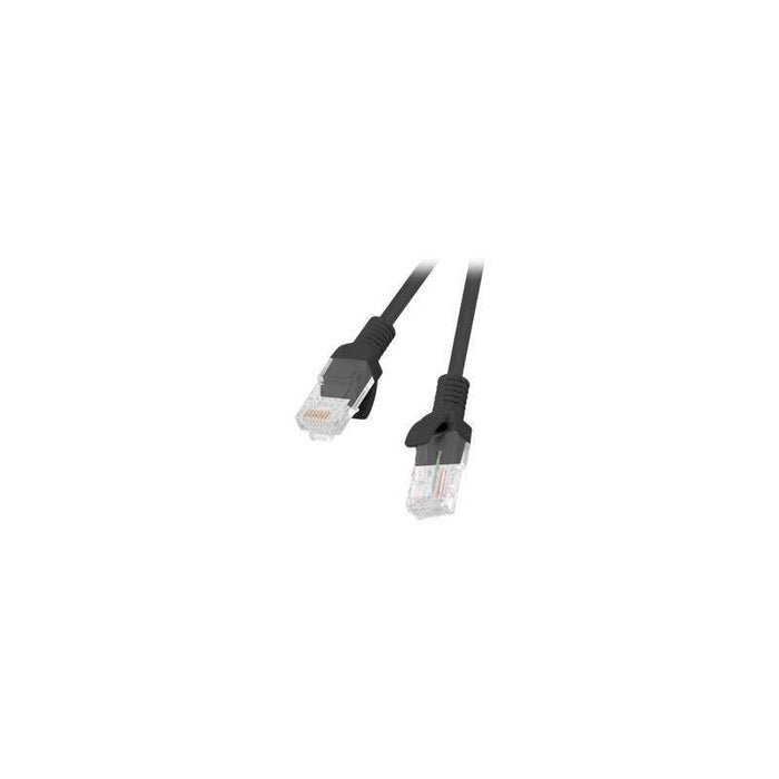 Lanberg Cable De Red Cat.5e 1,5 M Negro (Paquete De 10 Cables )