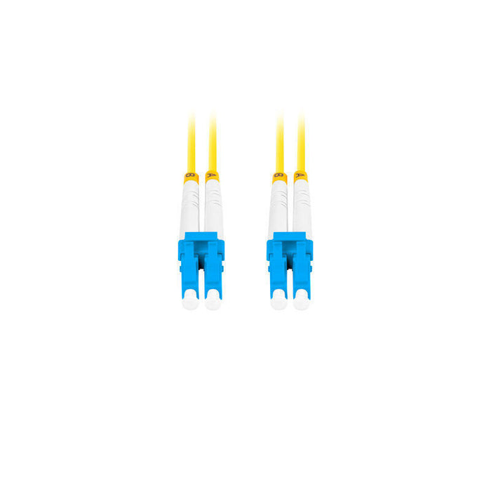 Cable Lanberg Fibra Óptica Sm Lc Upc-Lc Upc Duplex 10m Lszh G657a1 3.0mm Yellow