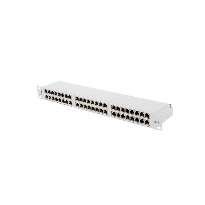 Lanberg Patch Panel 48 Port 1u 19" Cat 6 Ftp Shielded Grey