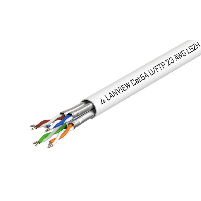 Lanview Lvn122430 Cable De Red Blanco 500 M Cat6a U/Ftp [Stp]