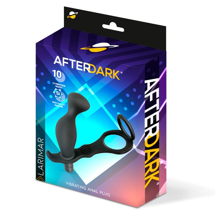 Larimar Plug Anal Con Vibración Y Anillo Para Pene Y Testículos