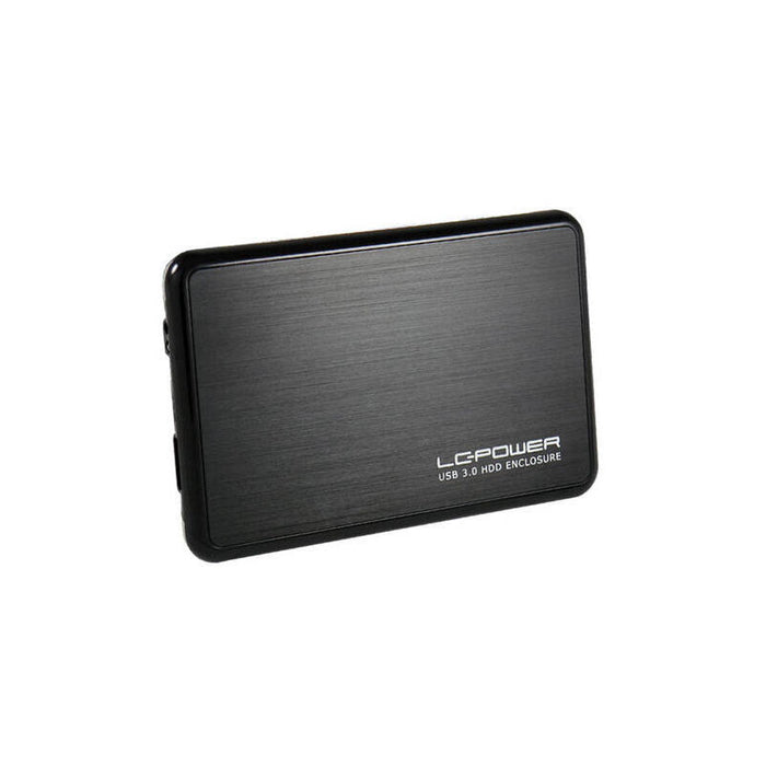 Lc-Power Lc-25bub3, Caja Sata Externa De 2,5", Usb 3.0, Aluminio/Negro