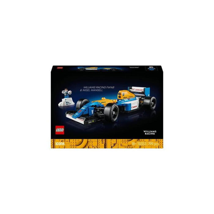 Lego 10353 Icons Williams Racing Fw14b Con Nigel Mansell, Juguete De Construcción   10353