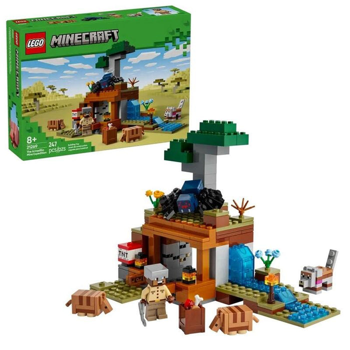 Lego 21269 Minecraft La Expedición A La Mina Armadillo, Juguete De Construcción   21269
