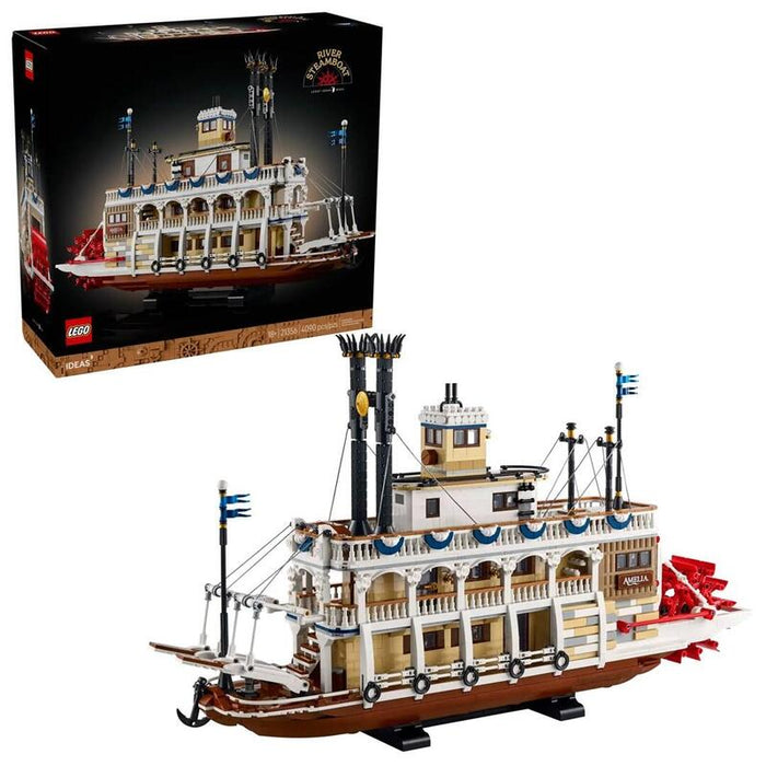 Lego 21356 Ideas  Barco De Vapor
