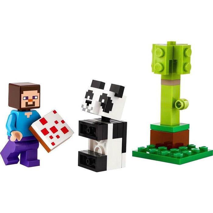 Lego 30672 Minecraft Steve Con Bebé Panda
