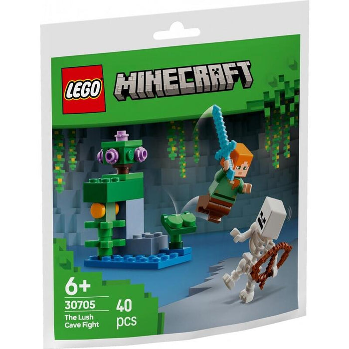 Lego 30705 Minecraft Showdown En La Cueva Exuberante, Toys De Diseño 30705