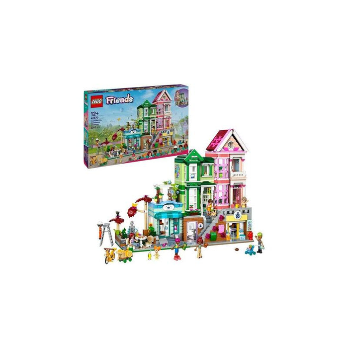 Lego 42670 Friends Calle Residencial Y Comercial De Heartlake City, Juguete De Construcción   42670