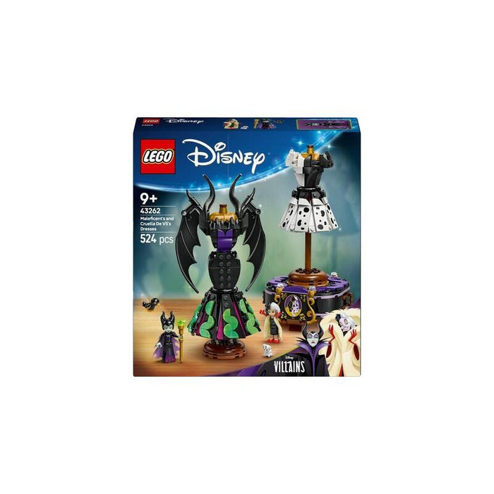 Lego 43262 Disney Classic Vestidos De Maléfica Y Cruella De Vil, Juguete De Construcción   43262