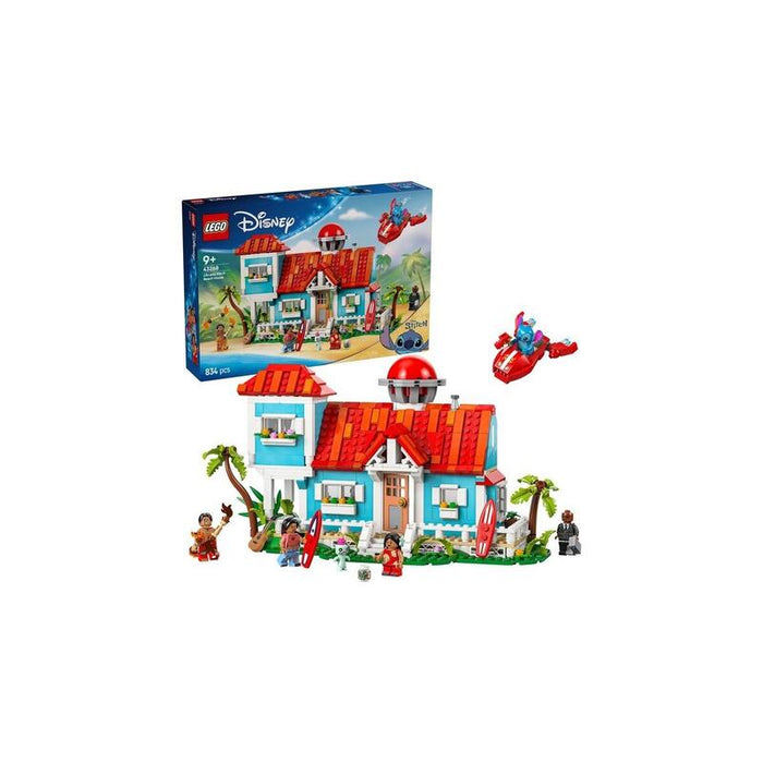 Lego 43268 Disney Classic La Casa De La Playa De "Lilo Y Stitch", Juguete De Construcción   43268