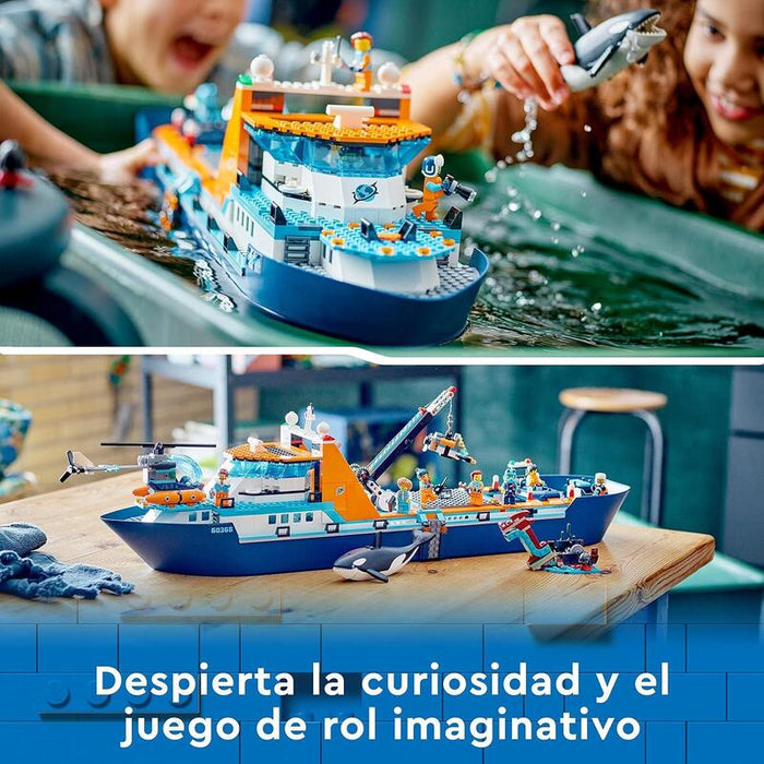 Lego 60368 City Barco Explorador Del Ártico