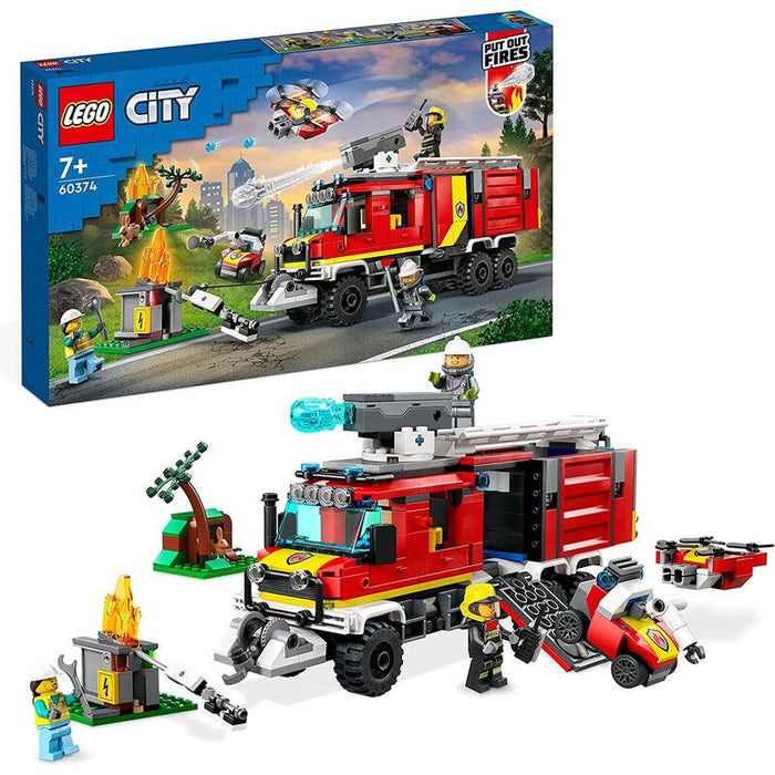 Lego 60374 City Fire Brigade Command Vehículo