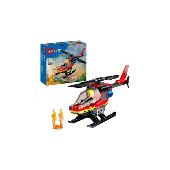 Lego 60411 City Helicóptero De Bomberos