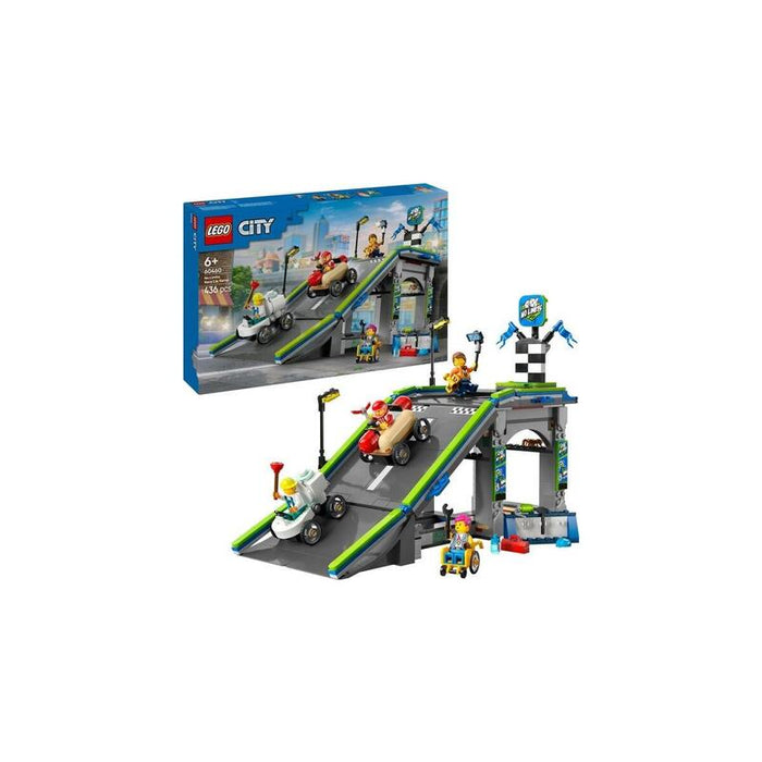Lego 60460 City No Limits: Carrera De Cajas De Jabón Con Rampa, Juguete De Construcción   60460