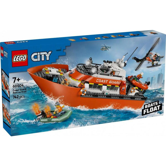 Lego 60504 City Rettungsboot Der Küstenwache Mit Hubschrauber 60504