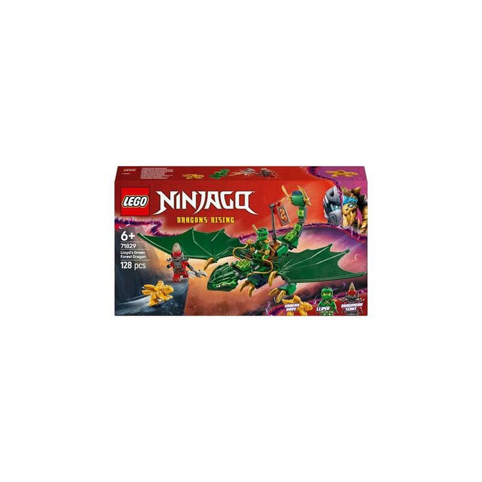 Lego 71829 Ninjago Juguete De Construcción Dragón Del Bosque Verde De Lloyd   71829
