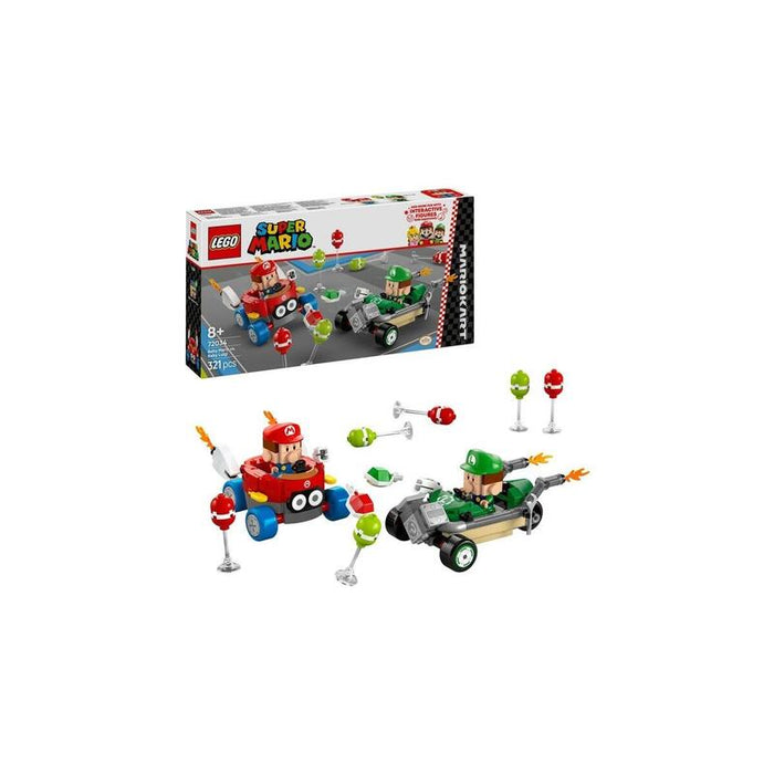 Lego 72034 Super Mario - Mario Kart: Baby Mario Vs. Baby Luigi, Juguete De Construcción   72034