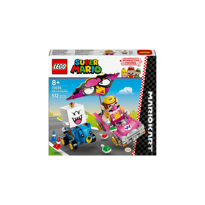 Lego 72038 Super Mario - Mario Kart: Wario Y König Buu Huu, Juguete De Construcción 72038