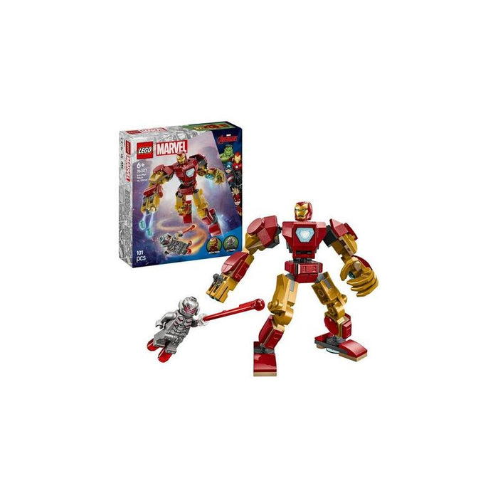 Lego 76307 Marvel Super Heroes Iron Man Mech Vs. Ultron, Juguete De Construcción   76307